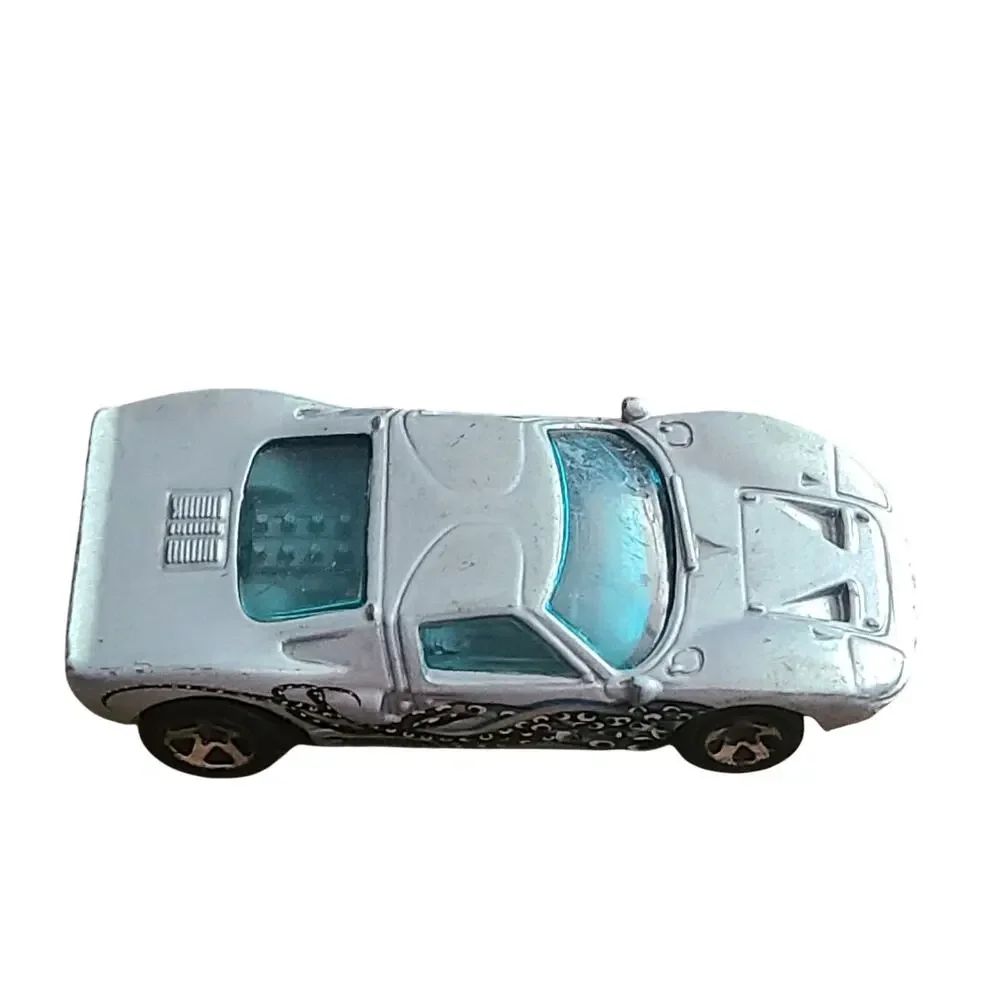 HOT WHEELS Ford GT-40 | Light Blue Car  Octopus  1999 Mattel